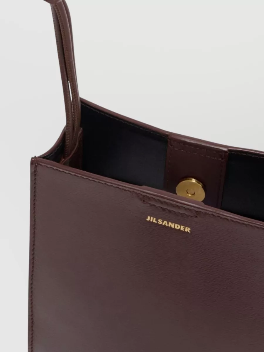 Jil Sander Tangle Small Leather Cross-Body Bag