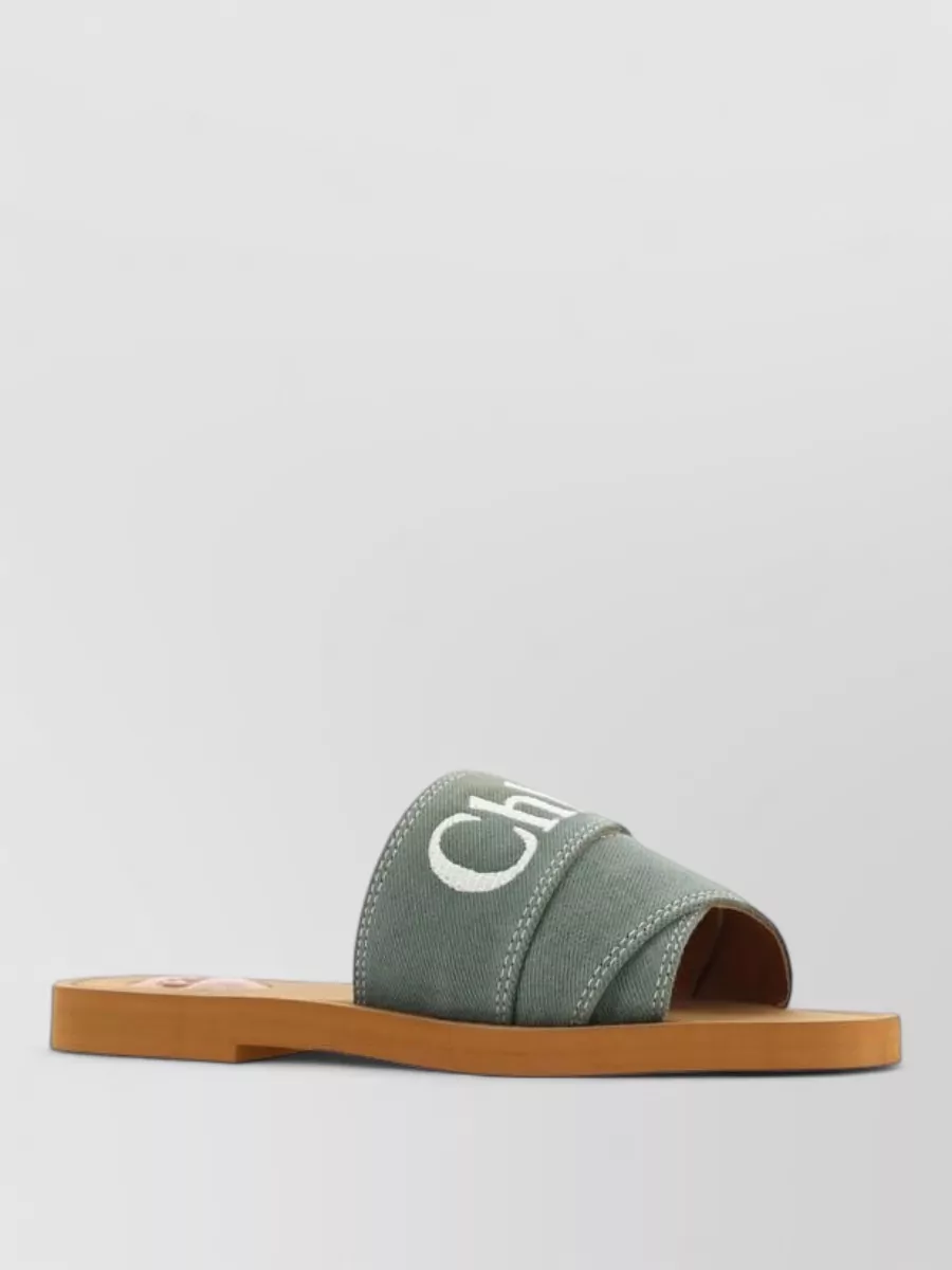 Chloé Cotton slides sandals