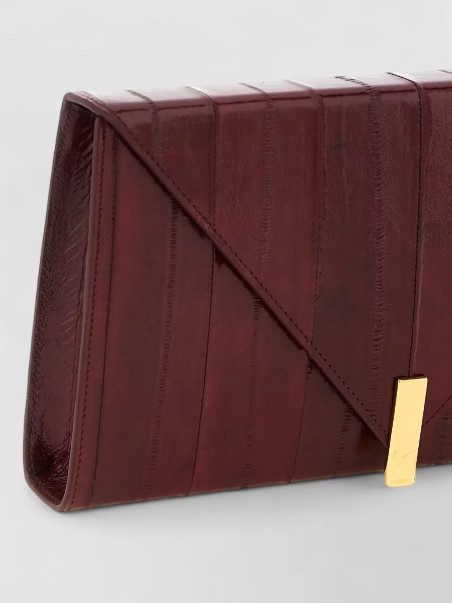 Giuseppe Zanotti Leather Tuxedo Clutch Bag