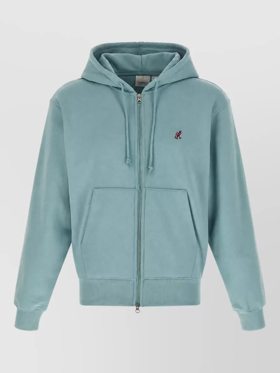 Gramicci Hooded zip-up fleece jacket