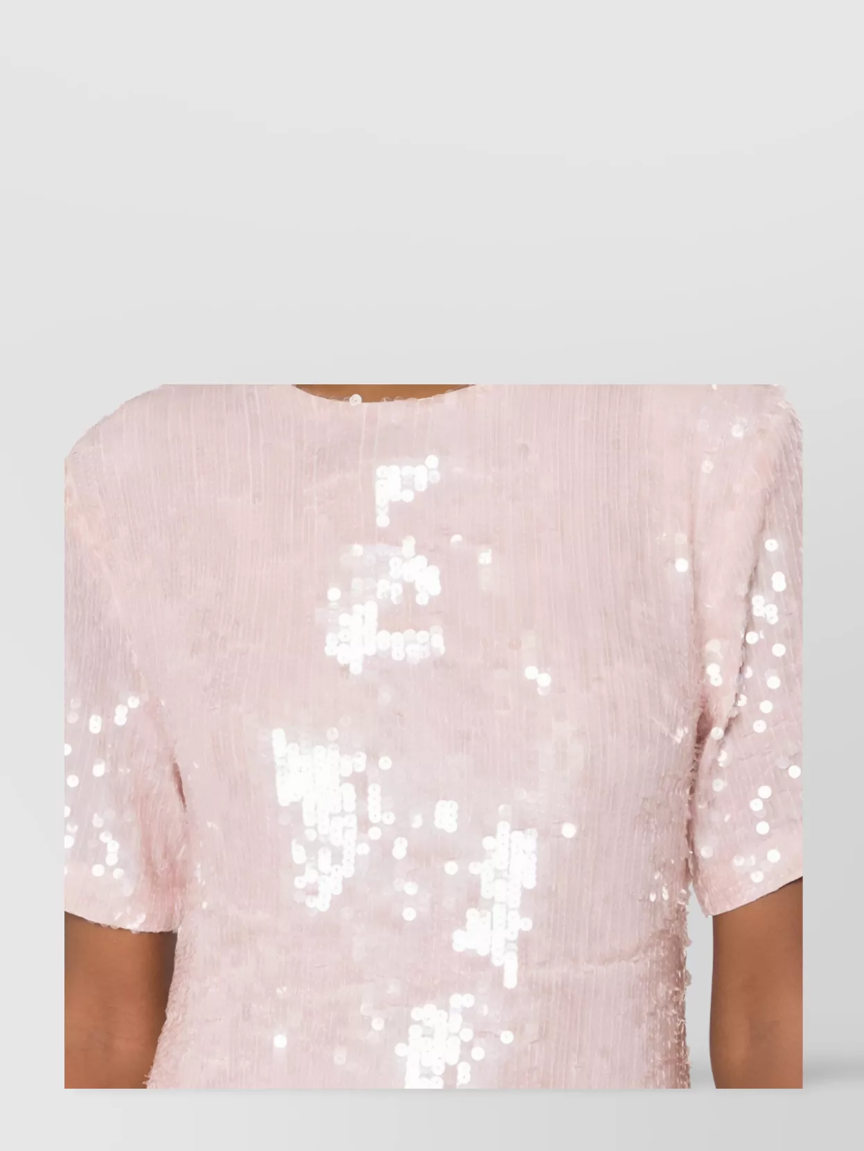 Parosh Shimmering Ombré Sequin Mini Dress