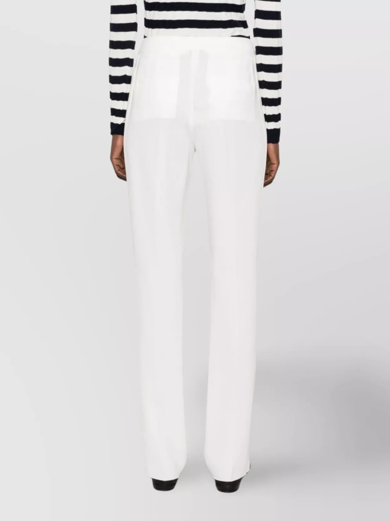 MAX MARA TAILORED TROUSERS WITH BELT LOOPS AND POCKETS
