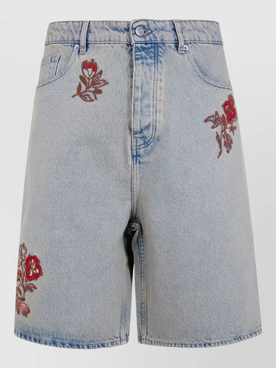 Drôle De Monsieur denim bermuda shorts