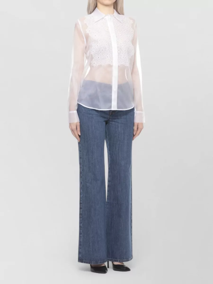 Parosh Silk Long-Sleeve Shirt