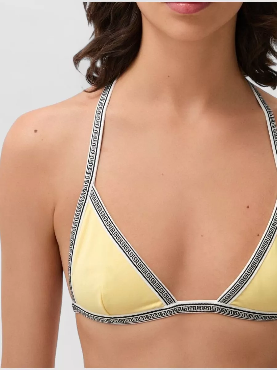 Versace Triangle Bikini Top