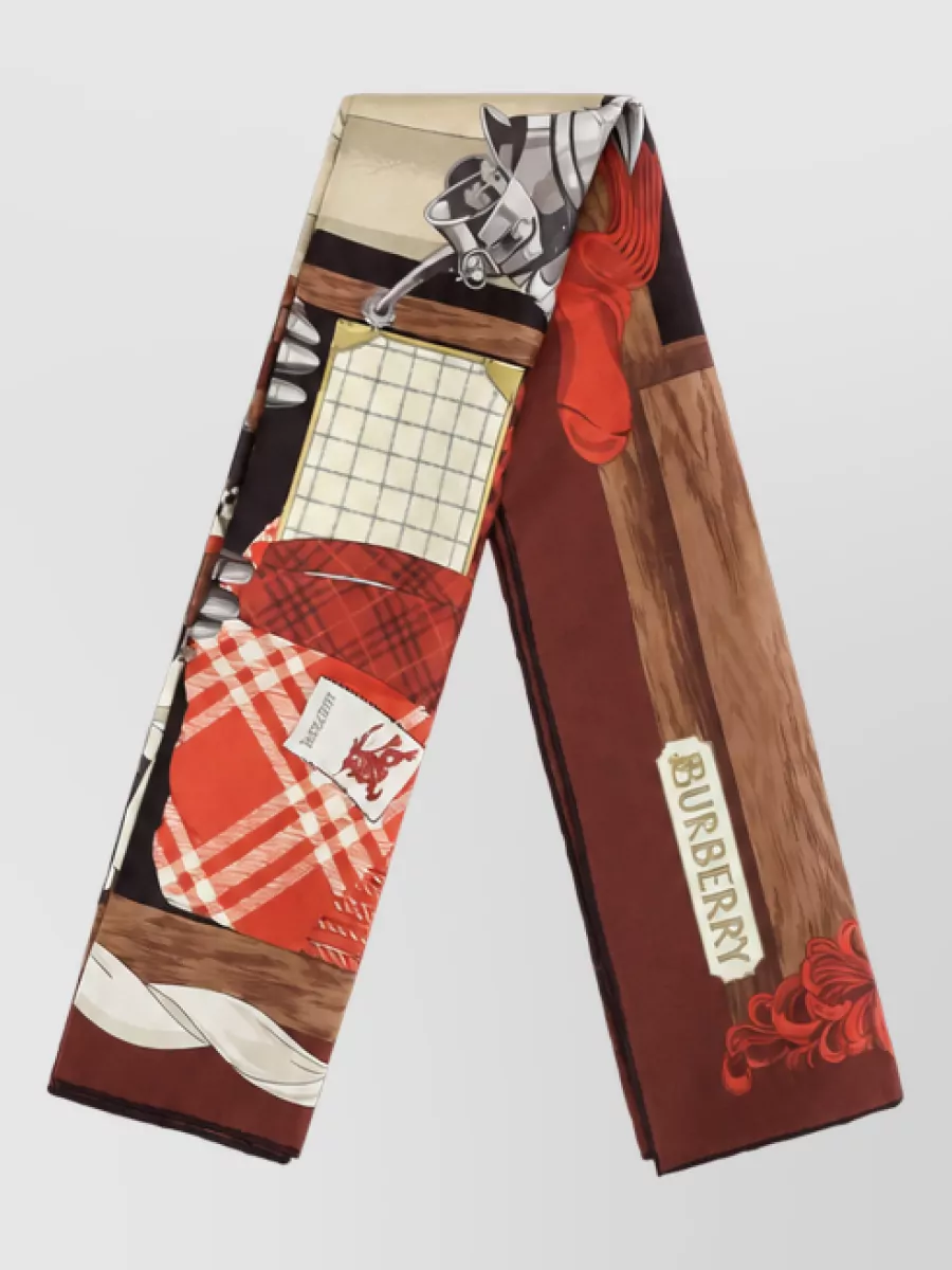 Burberry Silk Printed Scarf