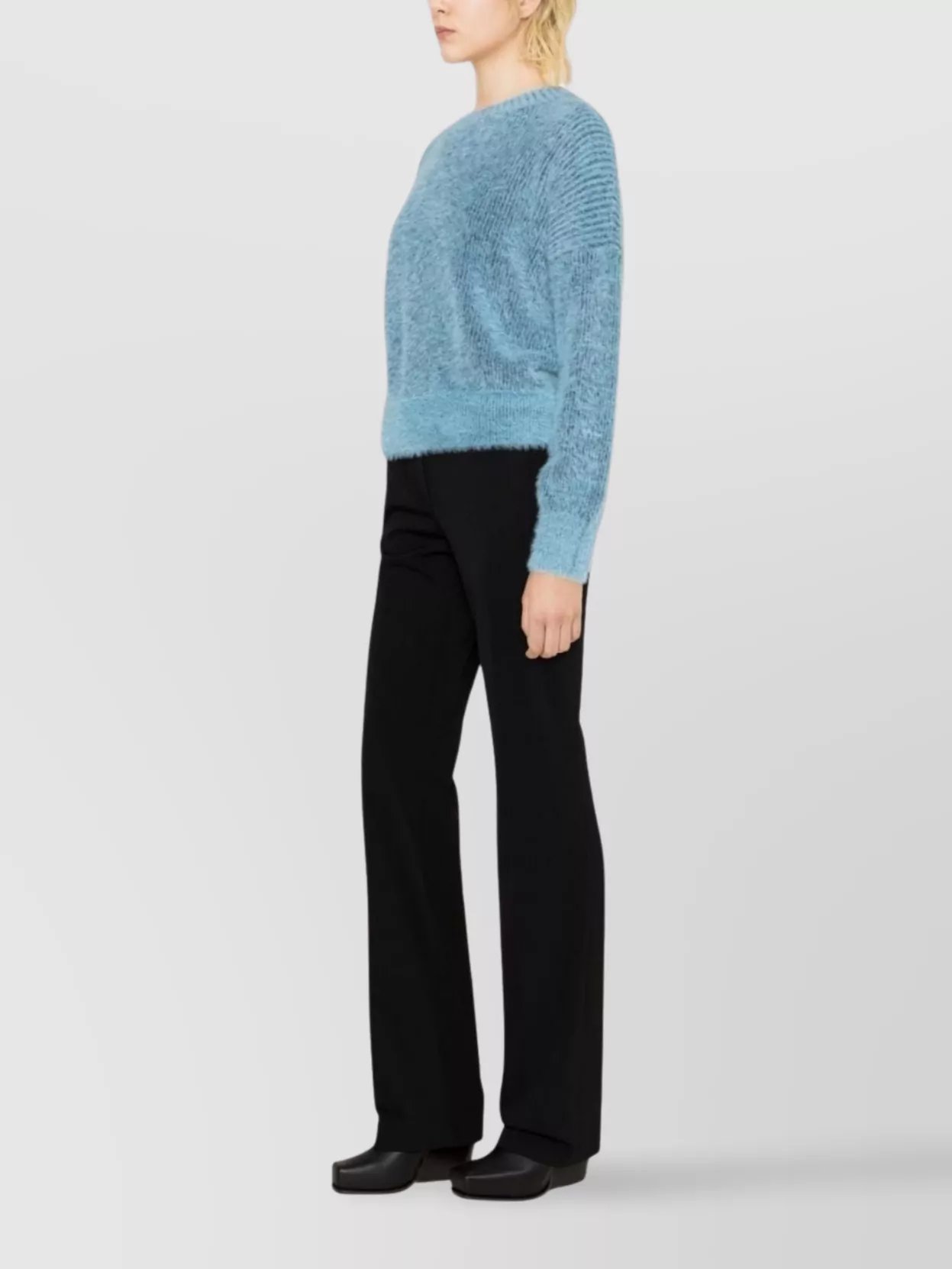 Stella Mccartney Slim Flared Trousers Belt Loops