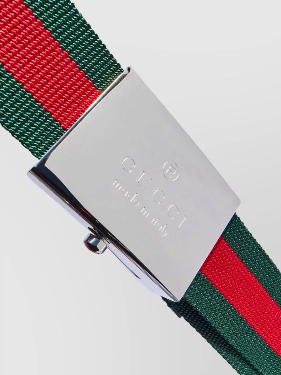 Gucci Web Fabric Belt