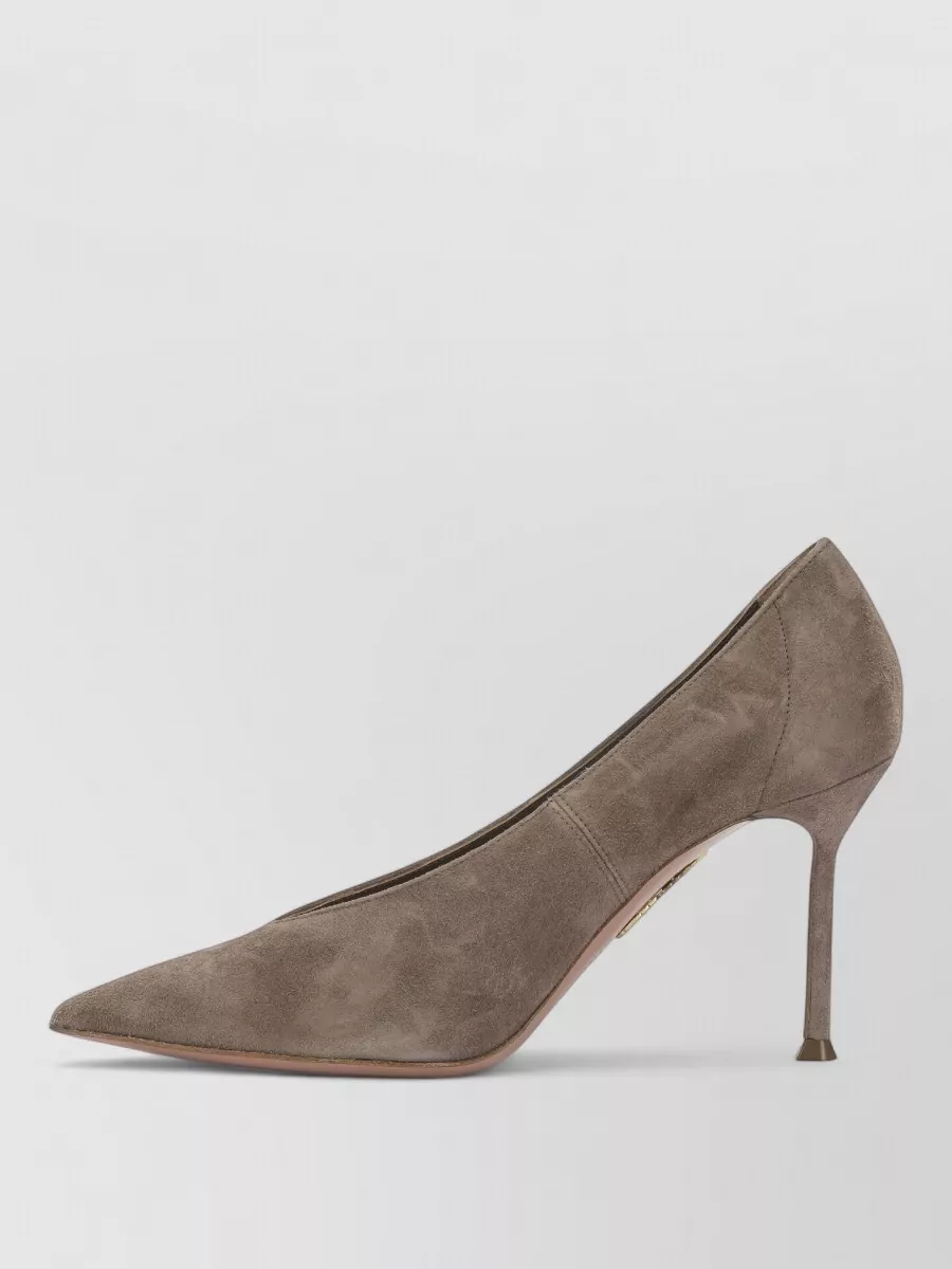 Aquazzura Suede Voltaire 85Mm Pumps