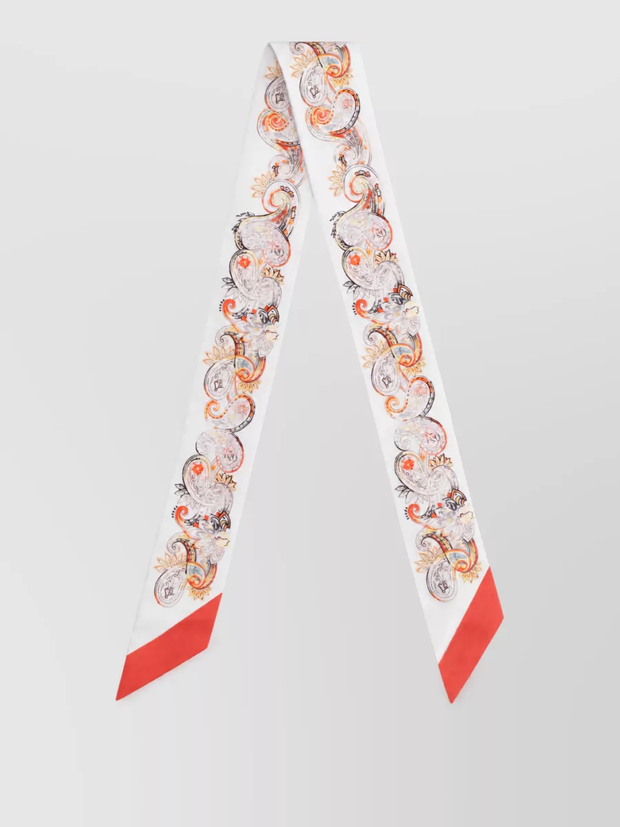 Etro Silk Paisley Floral-Print Scarf