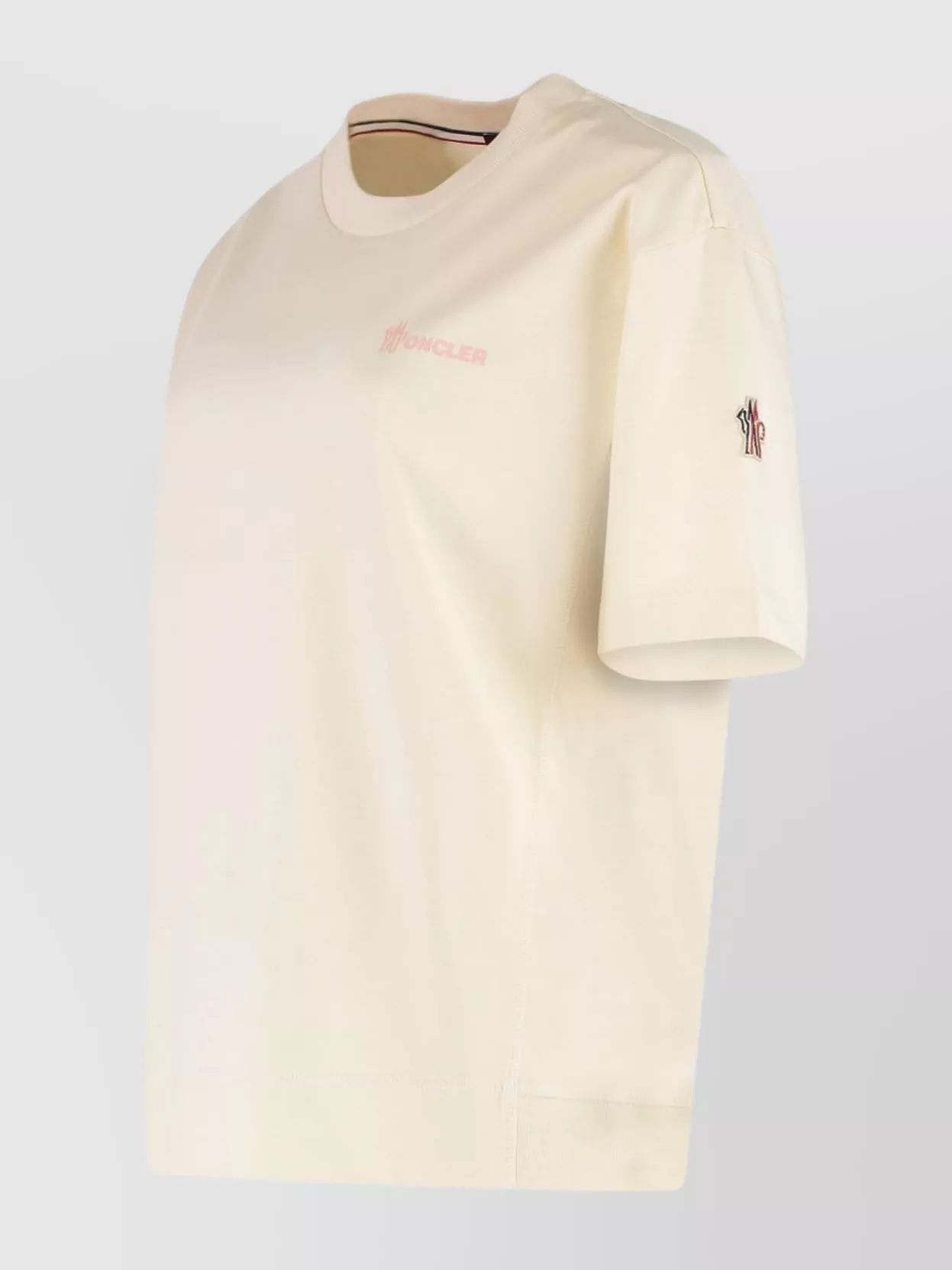 Moncler Grenoble Crew-Neck Ribbed T-Shirt Short Sleeves