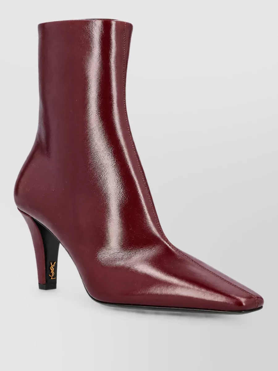 Saint Laurent leather ankle boots