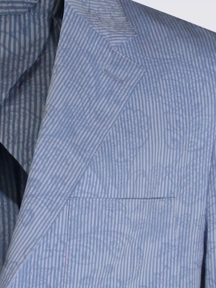 Etro Tailored Blazer Notch Lapel Chest Pocket