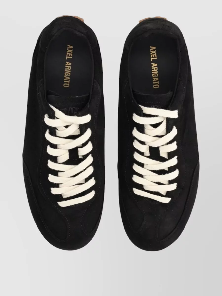 Axel Arigato Suede Sneakers With Rubber Sole And Round Toe