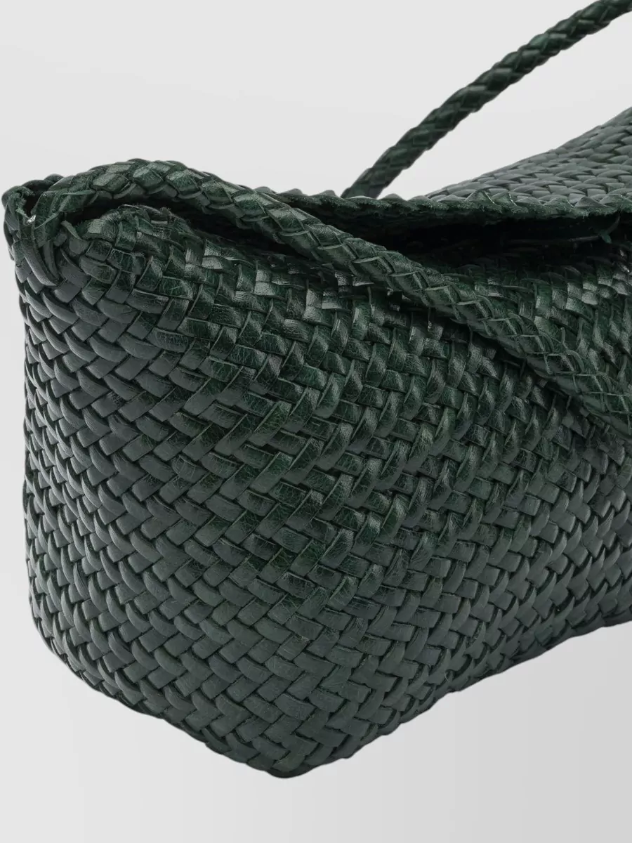 Dragon Diffusion Rectangular Shoulder Bag Woven Texture Strap