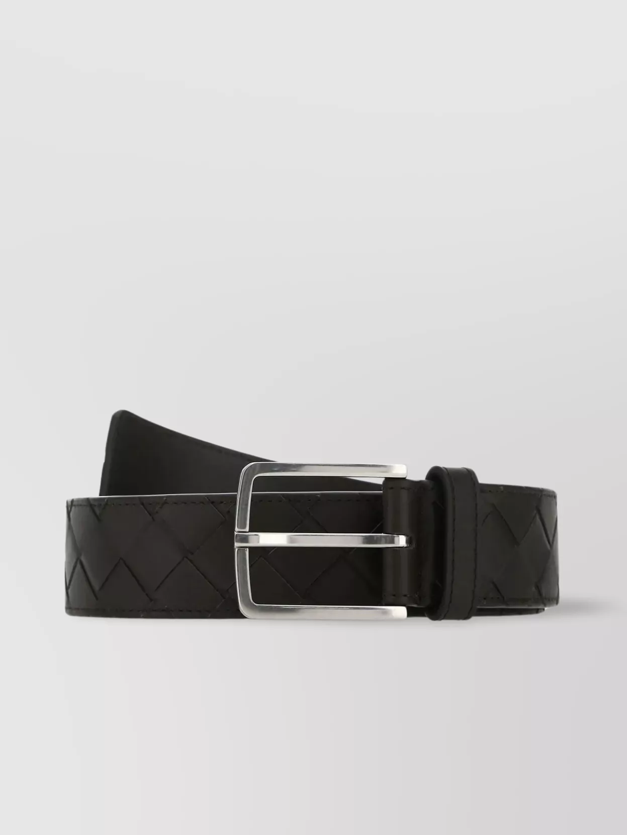 Shop Bottega Veneta Adjustable Length Leather Belt