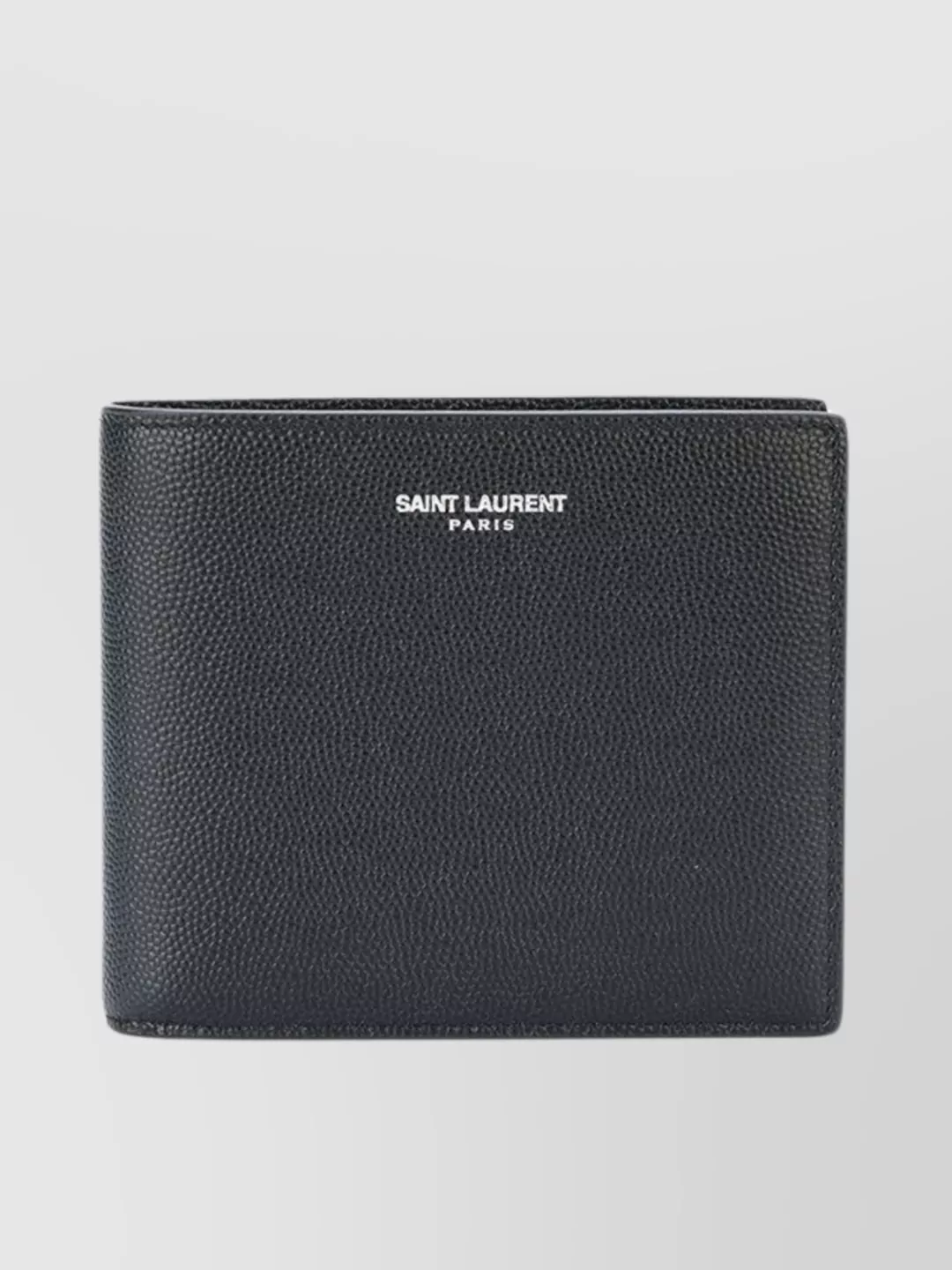 Shop Saint Laurent East/west Textured Leather Wallet