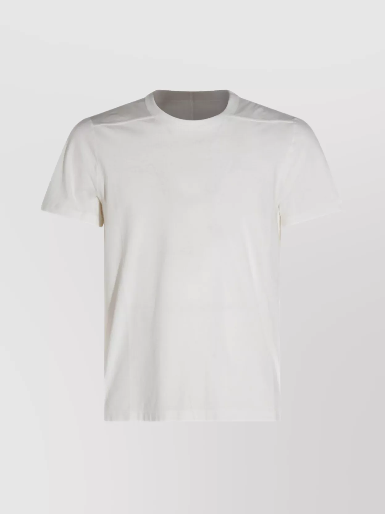 Rick Owens Crew Neck Short Sleeves In White