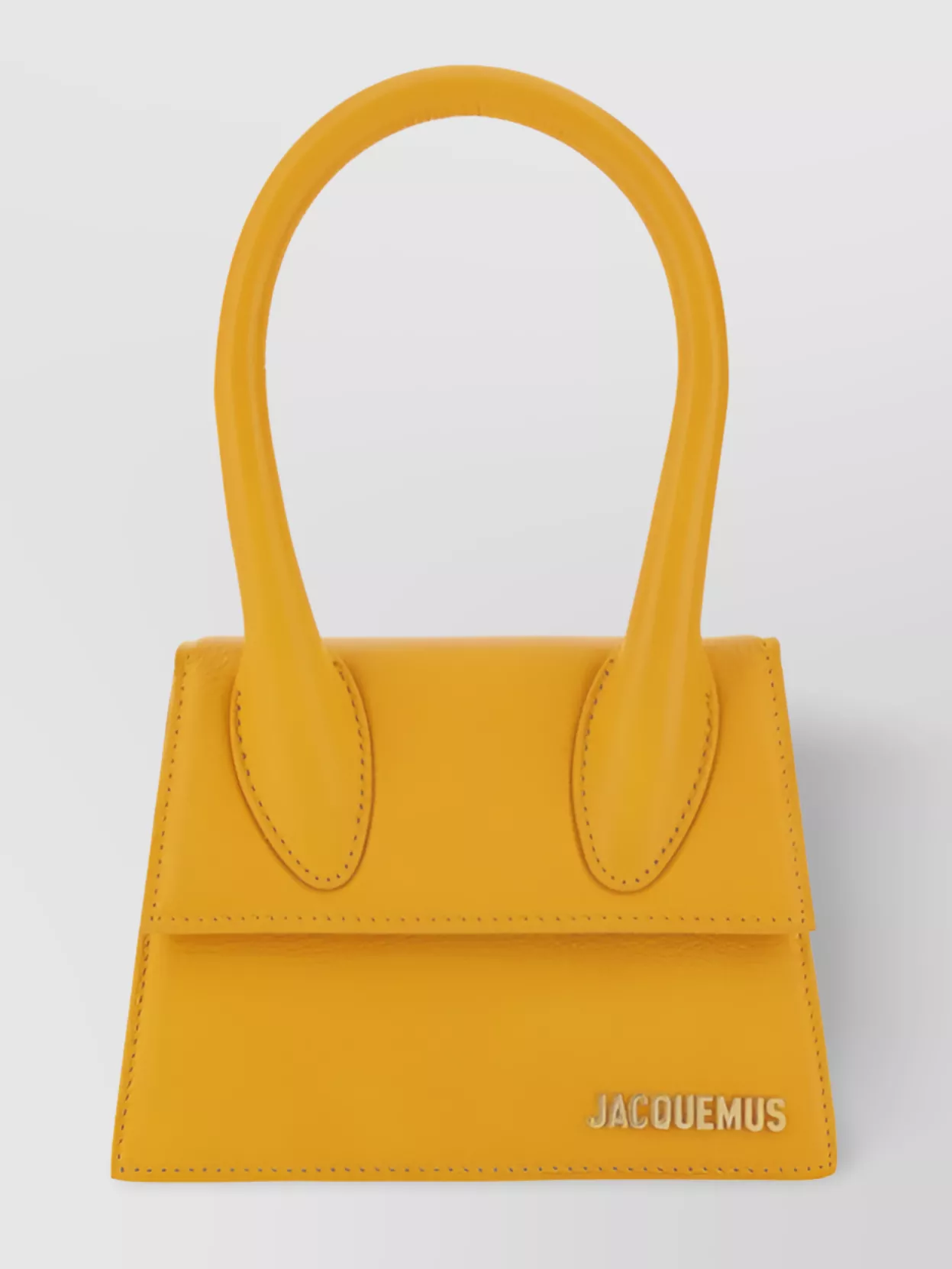 Shop Jacquemus Medium Geometric Calfskin Handbag