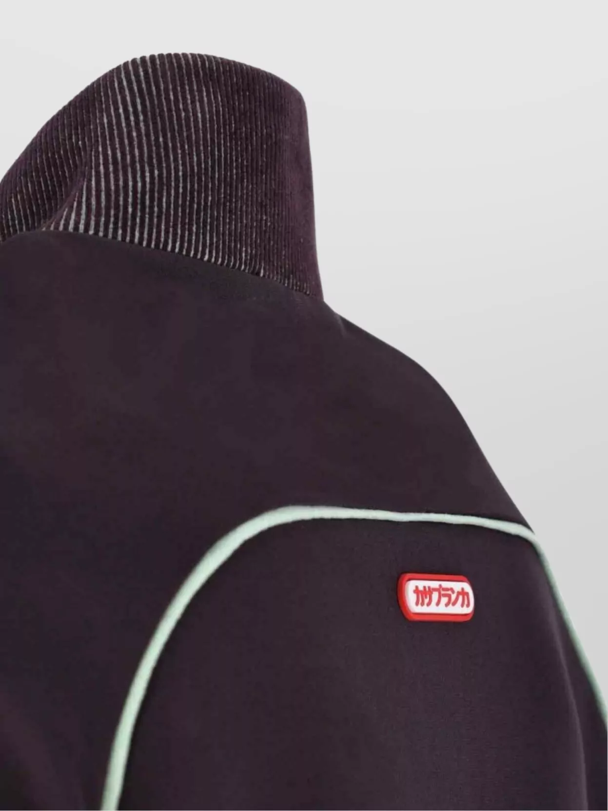 Casablanca High Collar Sweatshirt Contrast Piping