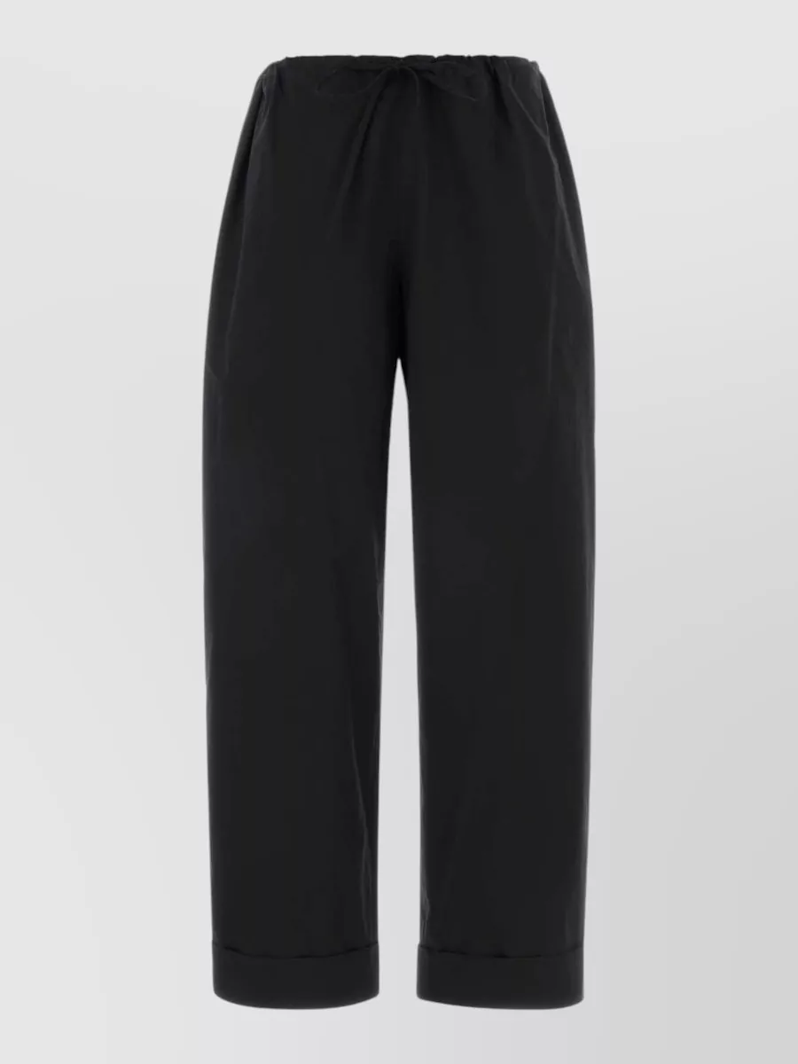 The Row Cotton wide-leg trousers