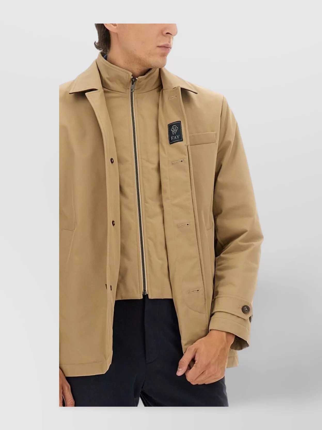 Fay Utility Jacket Featuring Multiple Pockets
