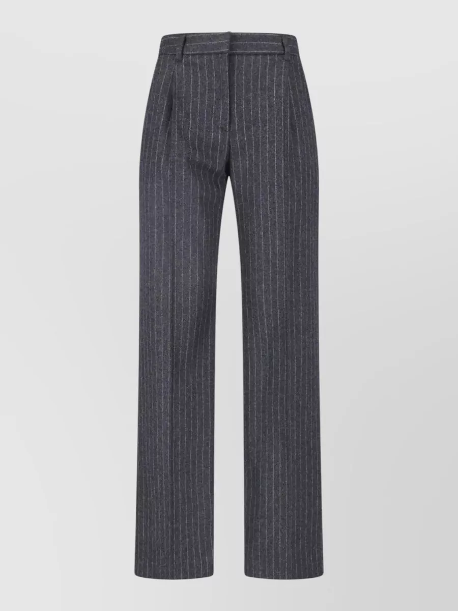 Lardini wool straight-leg suit trousers