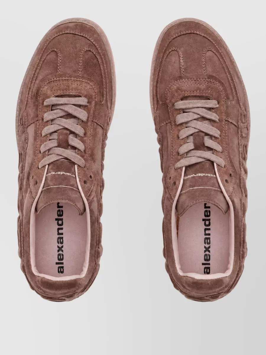 Alexander Wang Leather Low-Top Sneakers