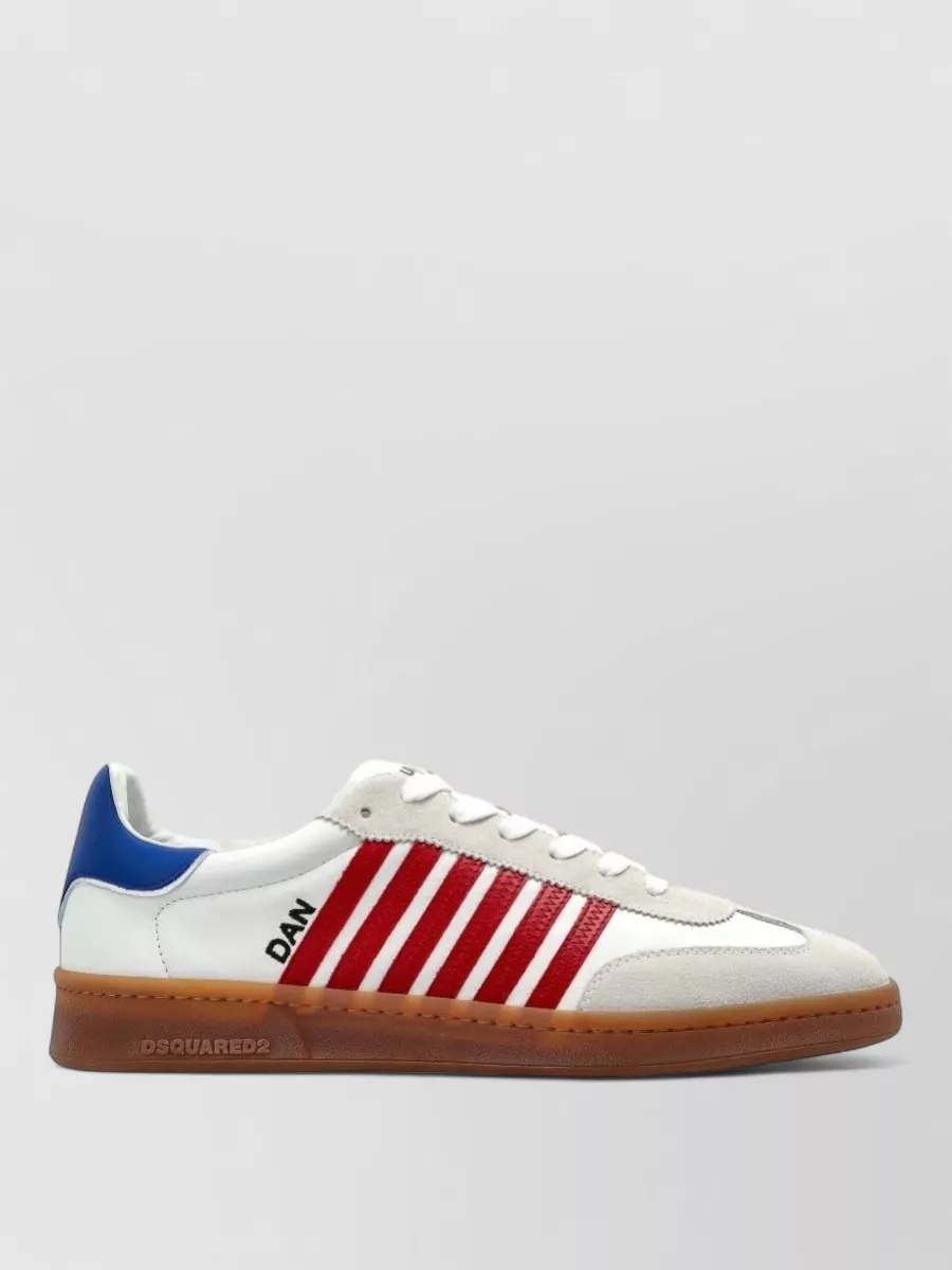 Dsquared2 Leather Low-Top Sneakers