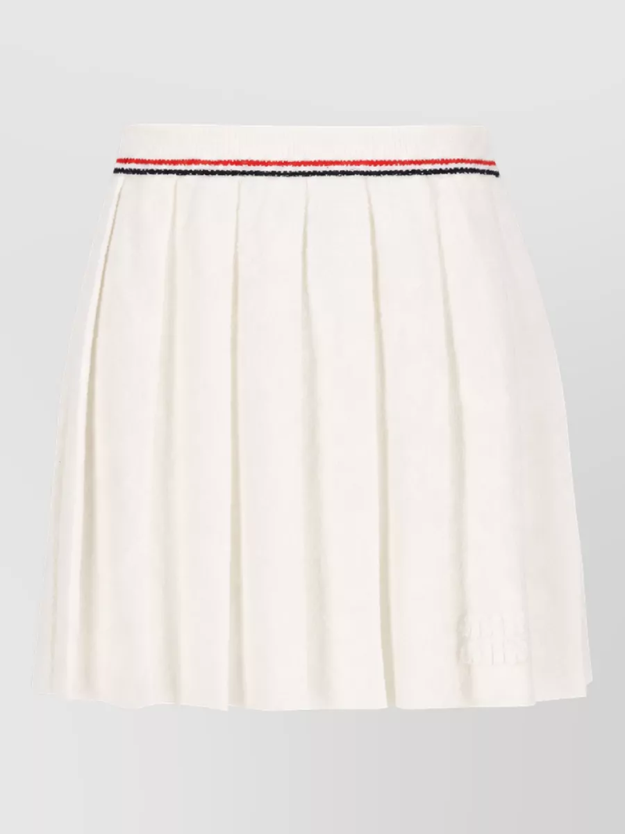 Miu Miu Pleated Midi Skirt