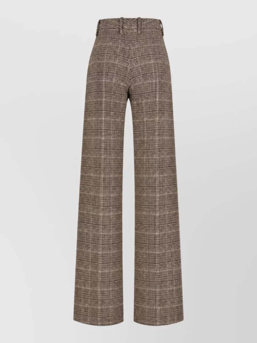 Ermanno Scervino Wool Wide-Leg Trousers