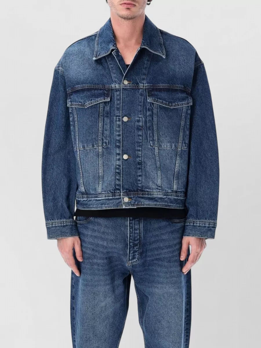 Studio Nicholson denim boxy jacket
