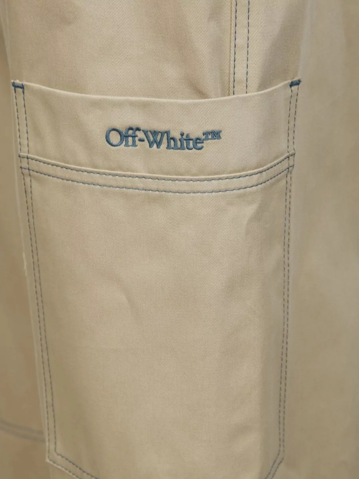 Off-White Stitch Cotgab Straight Cargo