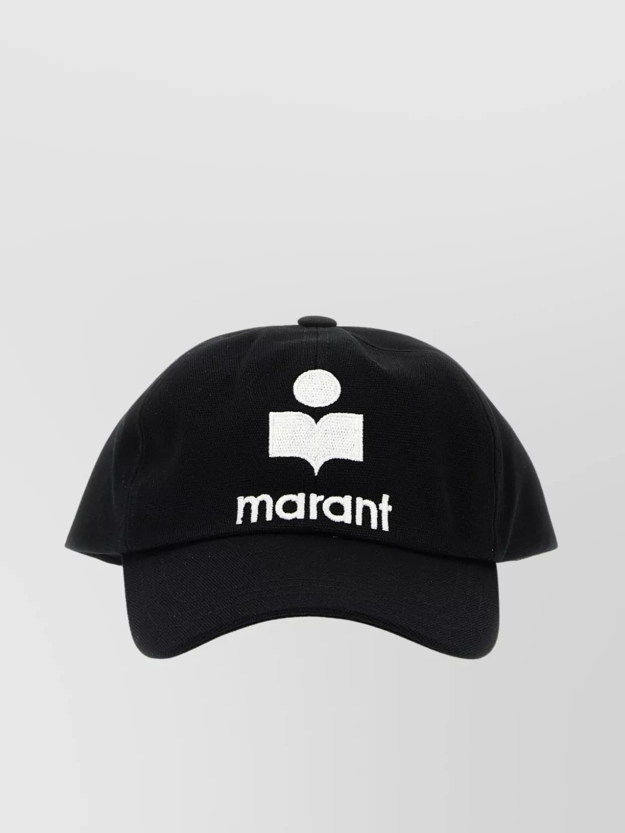 Shop Isabel Marant Embroidered Logo Cap With Curved Brim