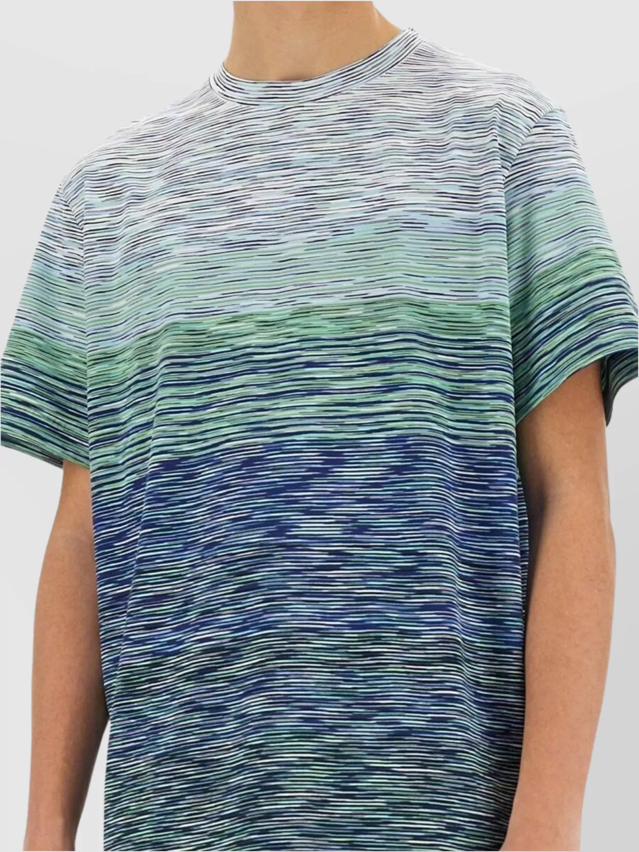 Missoni Gradient Cotton T-Shirt Flammé