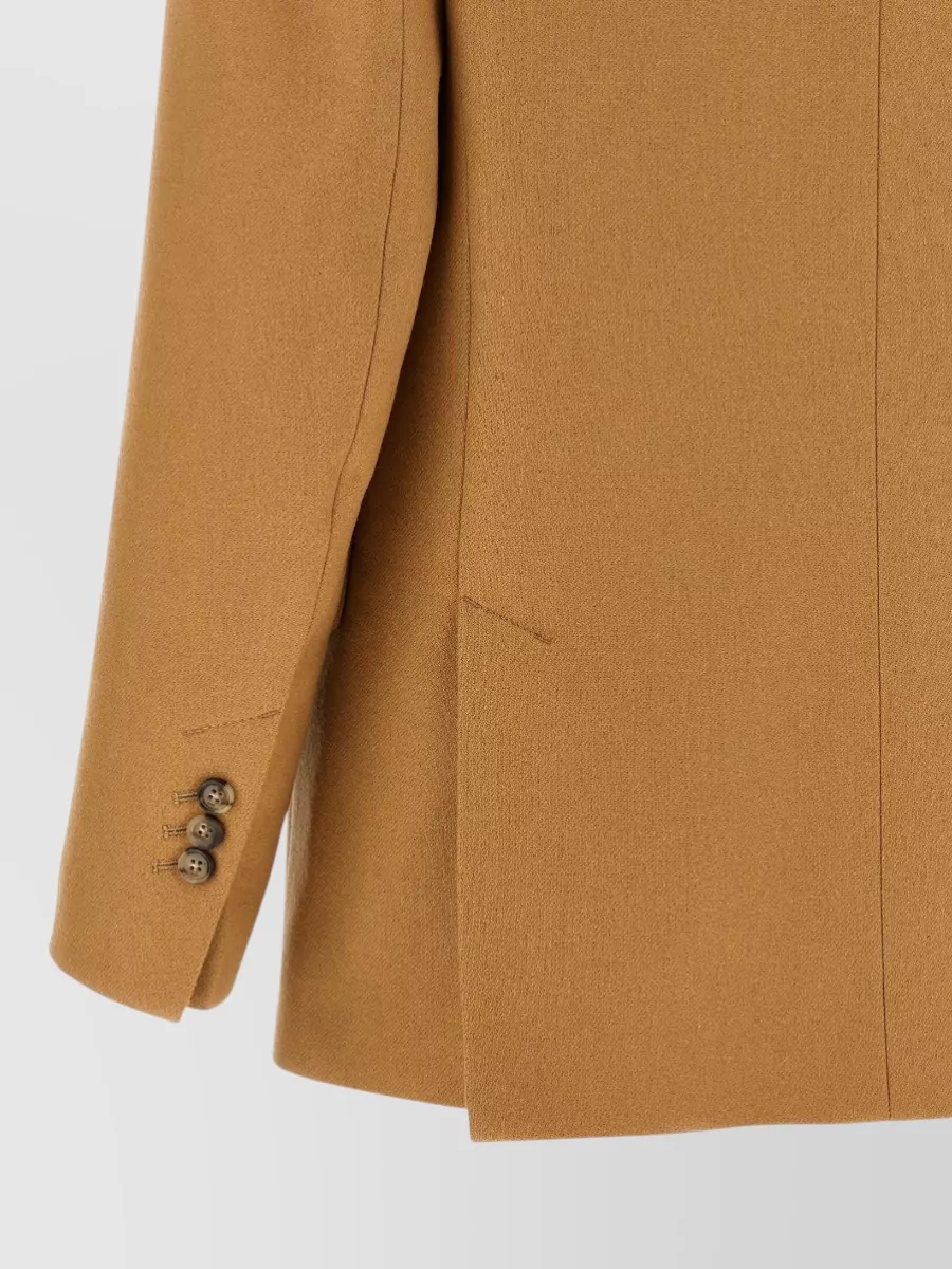 Ami Paris Single-Breasted Wool Blazer