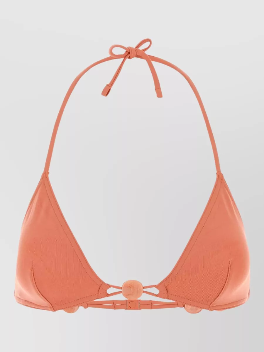 Eres stretch nylon bikini top