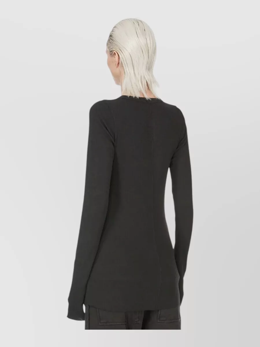 Rick Owens Drkshdw Cotton Slim-Fit Long-Sleeve T-Shirt