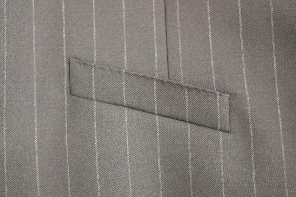 Dolce&Gabbana Striped Wool V-Neck Waistcoat