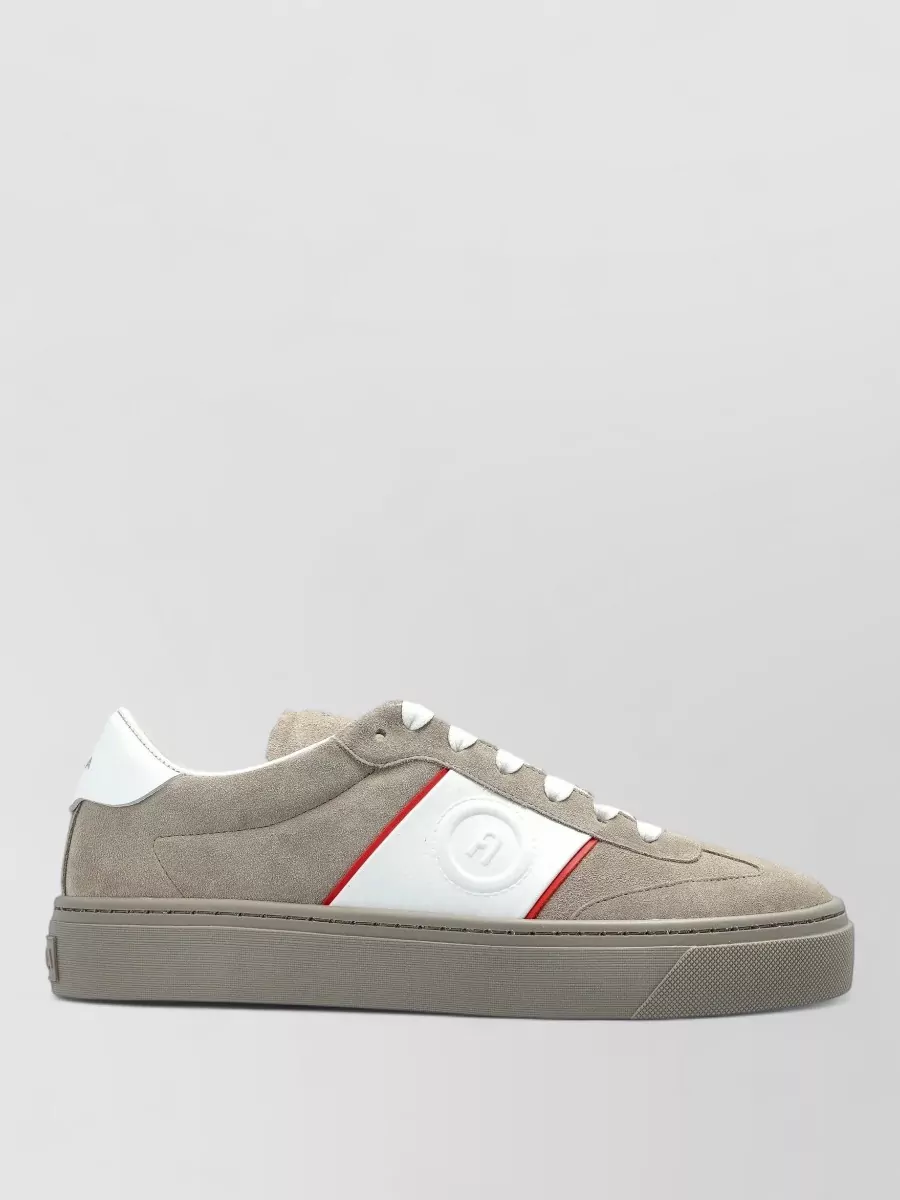 Furla Linen Low-Top Sneakers