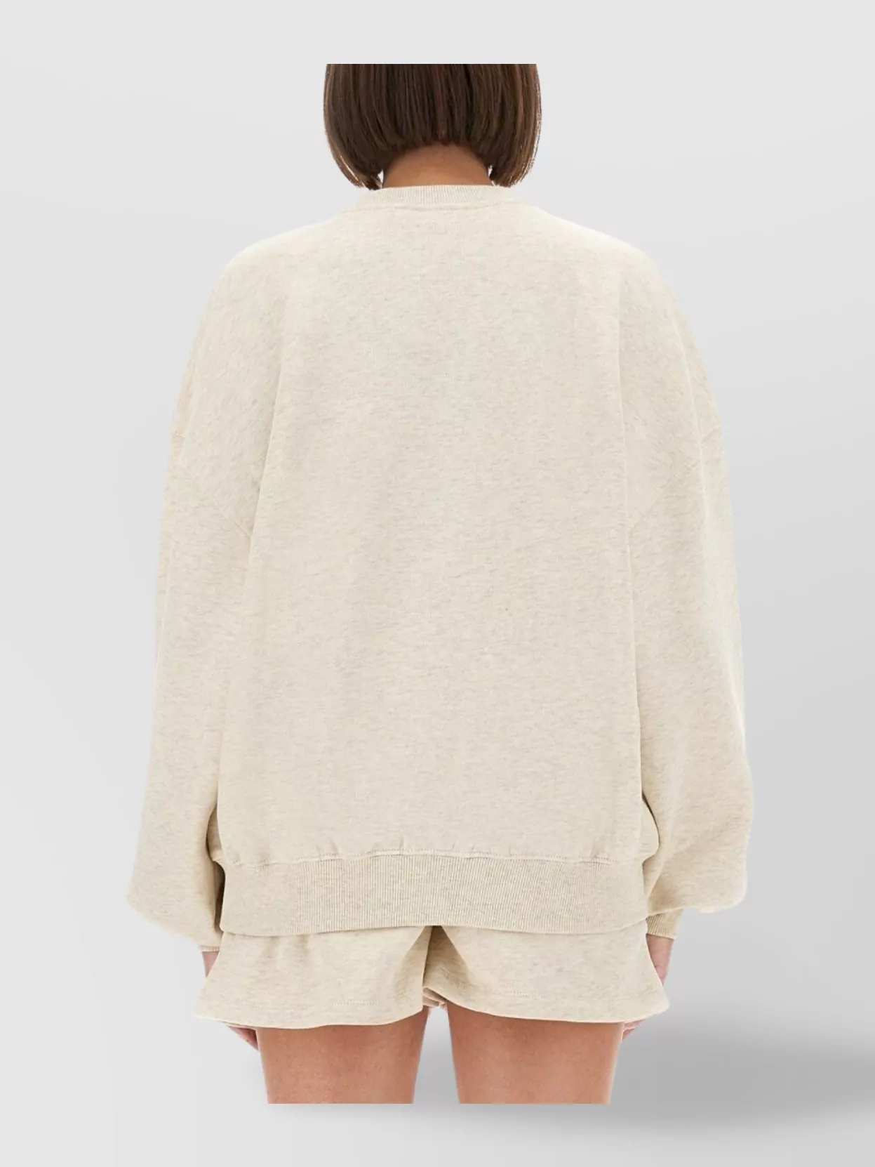 Rotate Birger Christensen Rotate Birgerchristensen Grey Organic Cotton Sweatshirts In Neutral