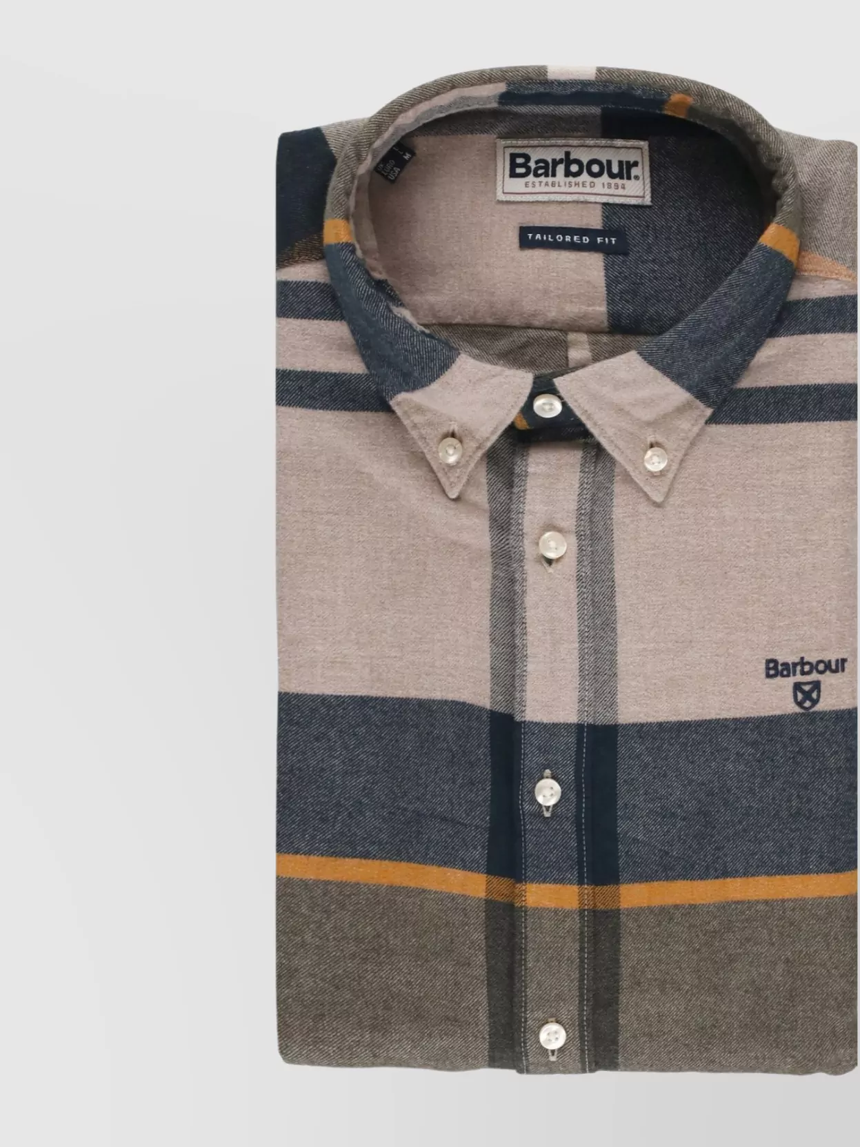 Barbour Tailored Tartan Check Shirt In Multi