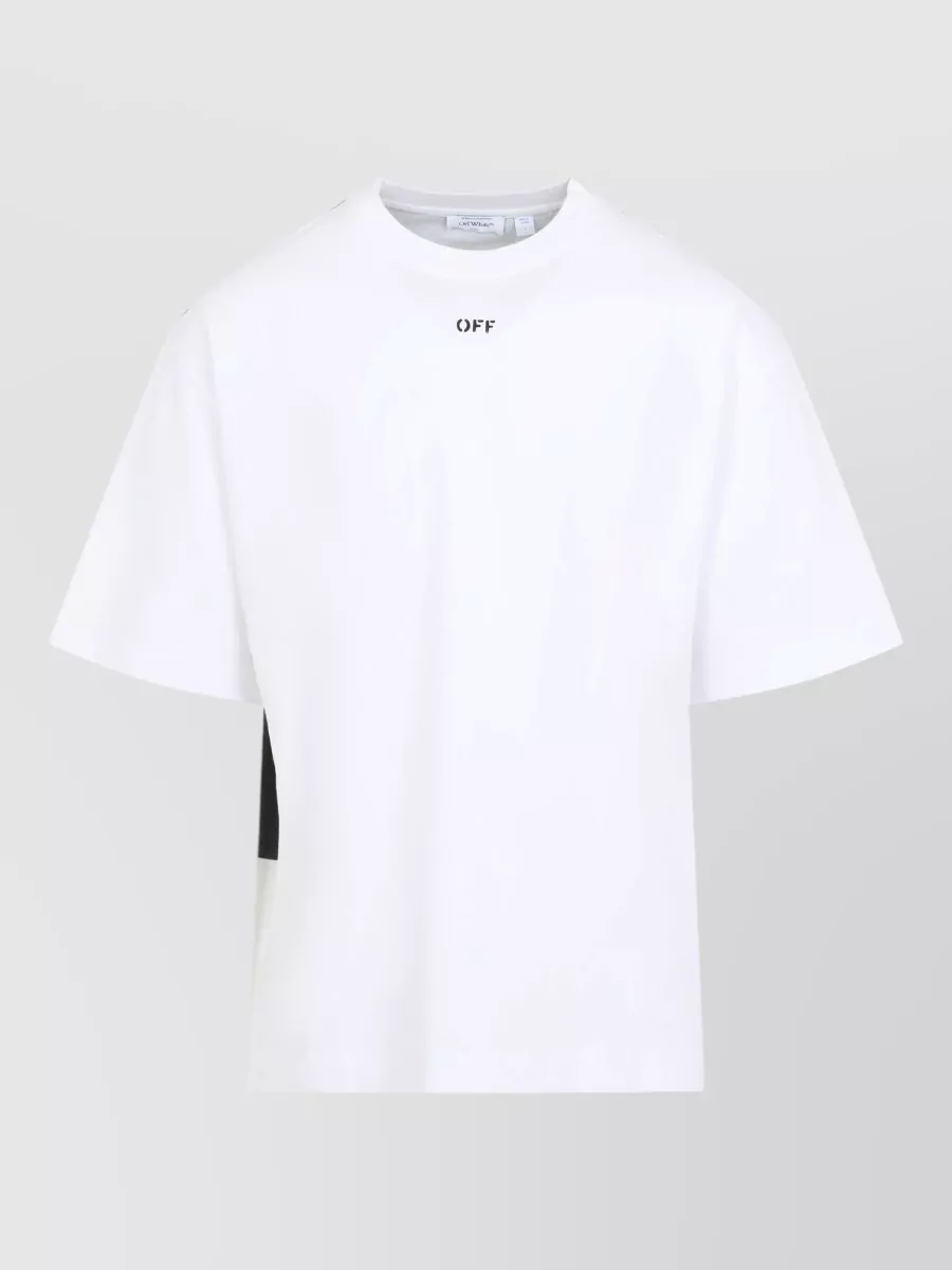 Off-White Cotton Relaxed-Fit T-Shirt
