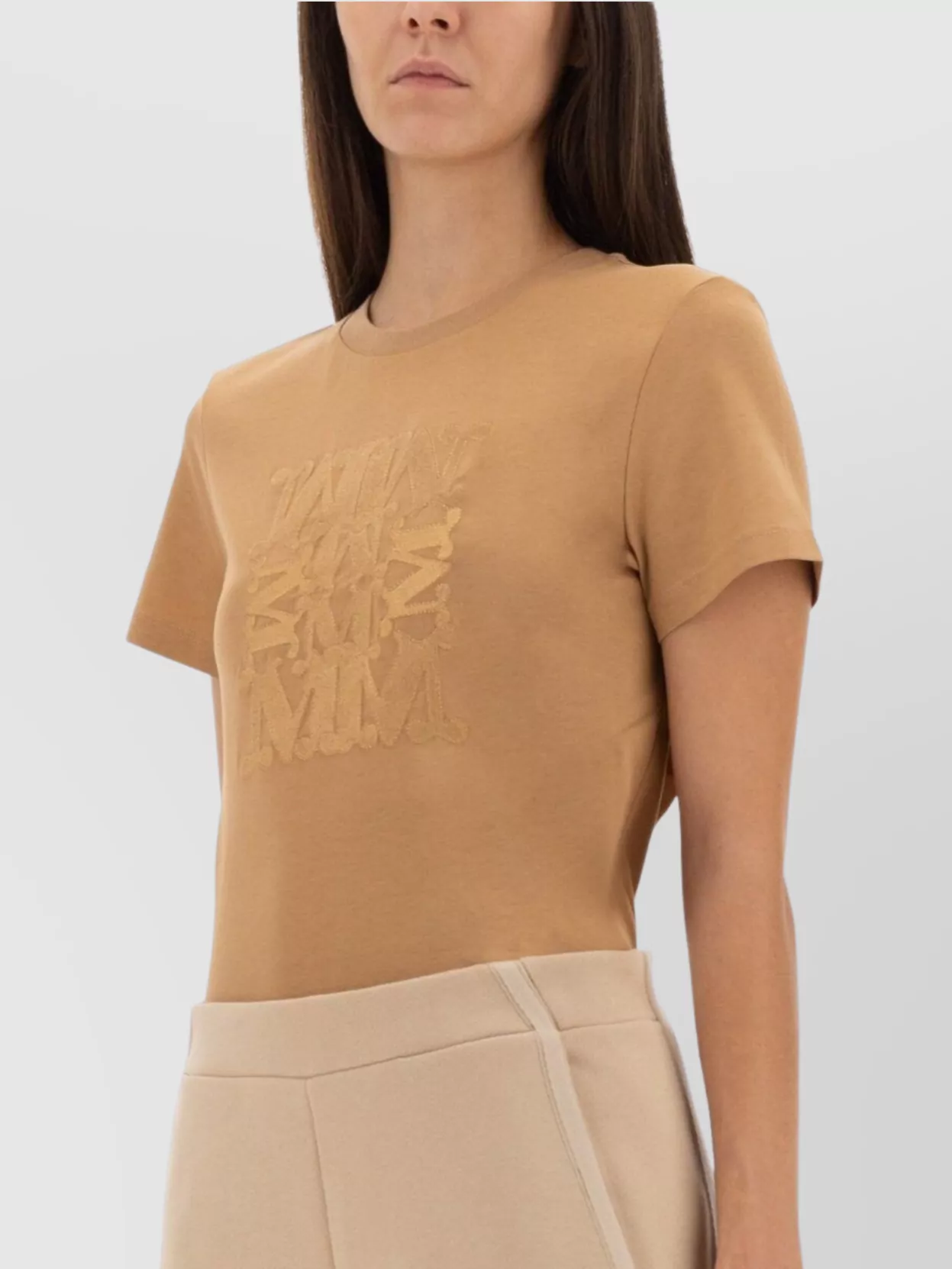 Max Mara Casual Crew Neck T-Shirt For Everyday Wear
