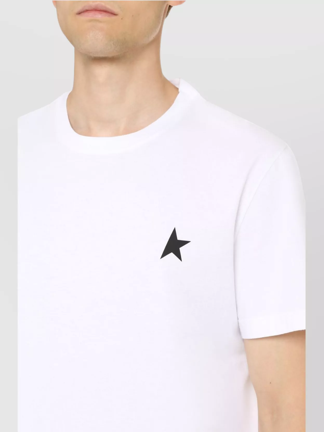 Golden Goose Regular-fit T-shirt With Minimalist Star Emblem