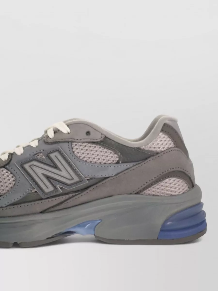New Balance Leather Mesh Low-Top Sneakers