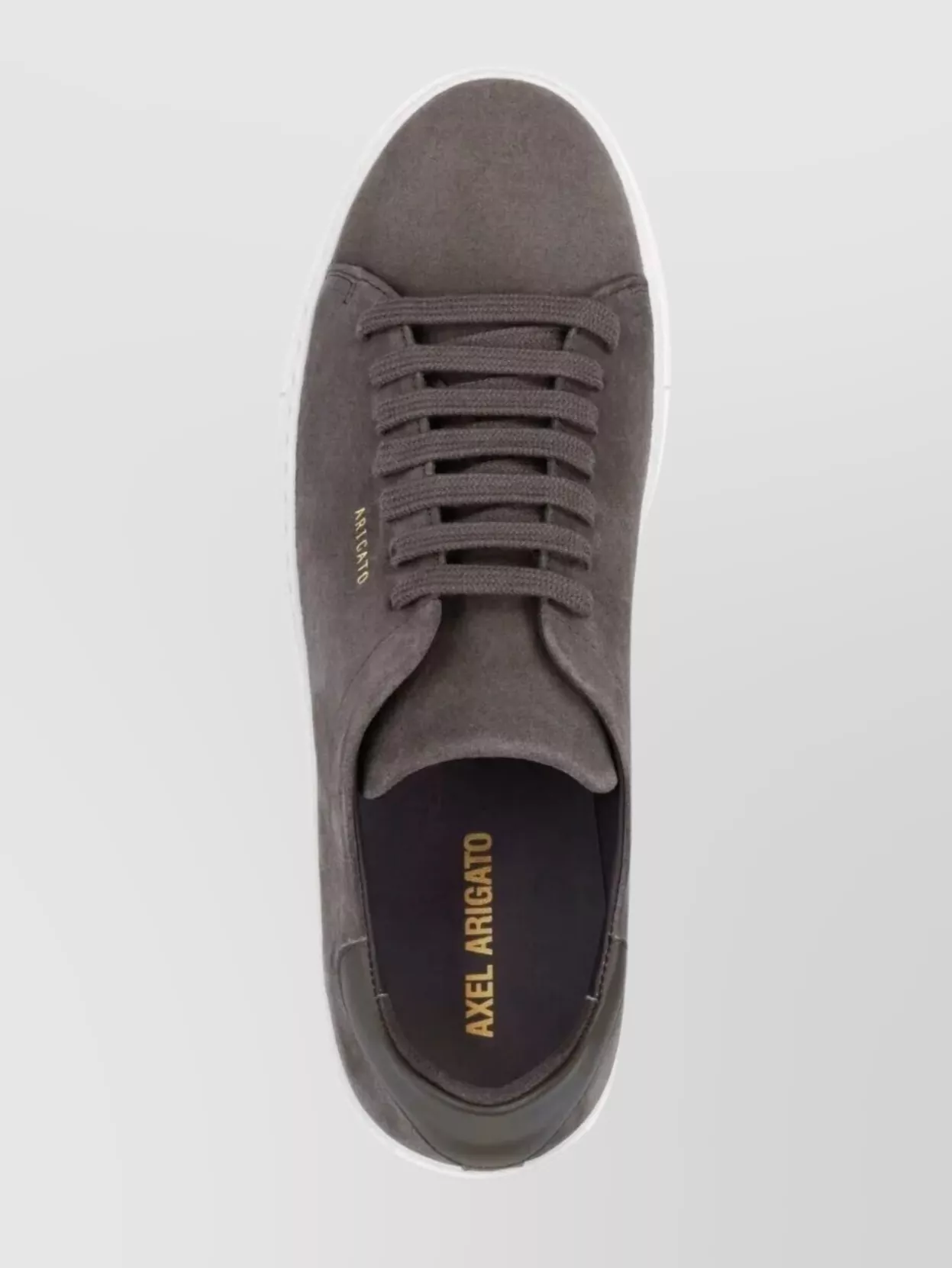 Axel Arigato Suede Low-Top Sneakers Round Toe Rubber Sole