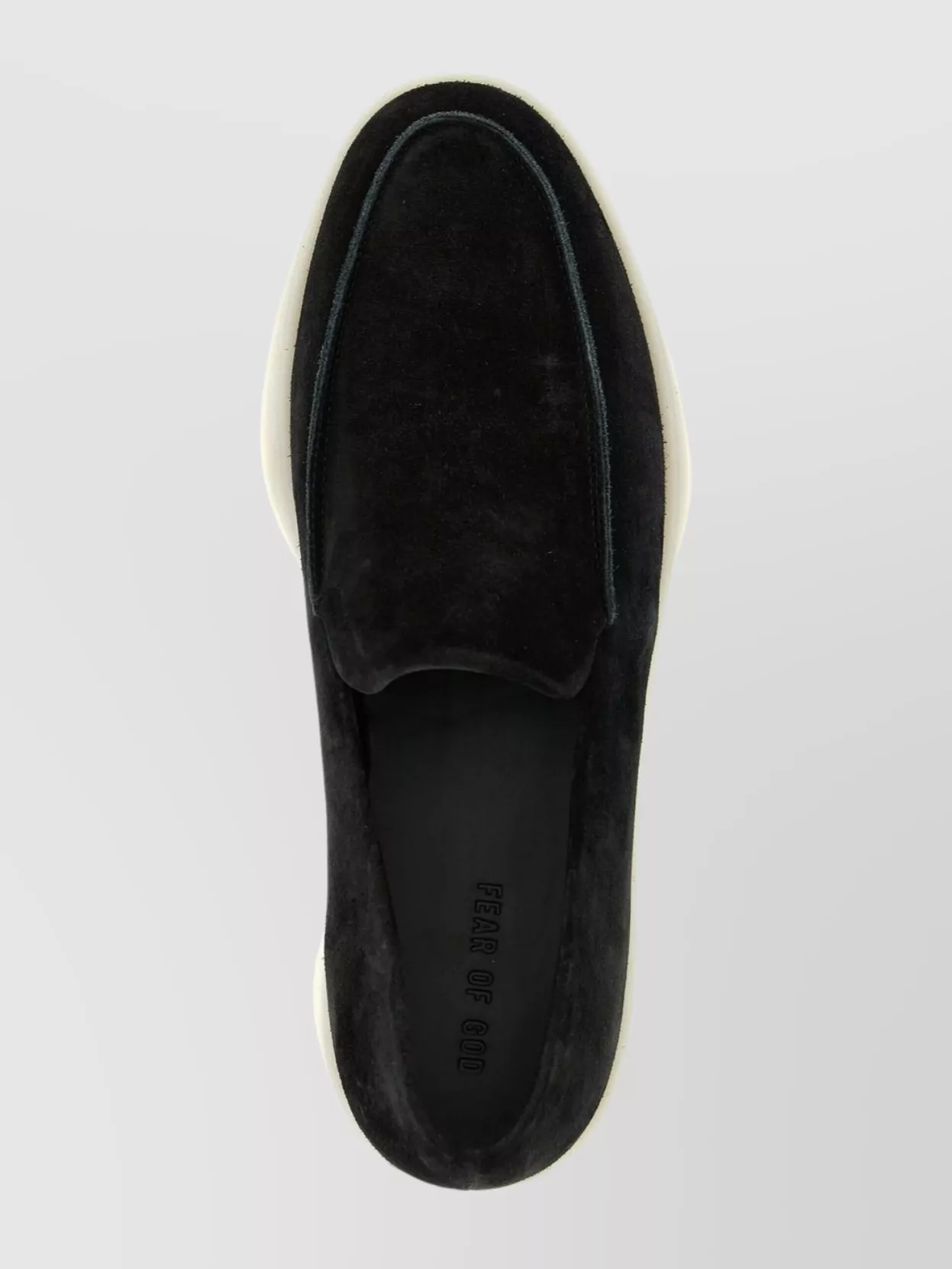 Fear Of God Suede Loafers With Rubber Sole And Round Toe