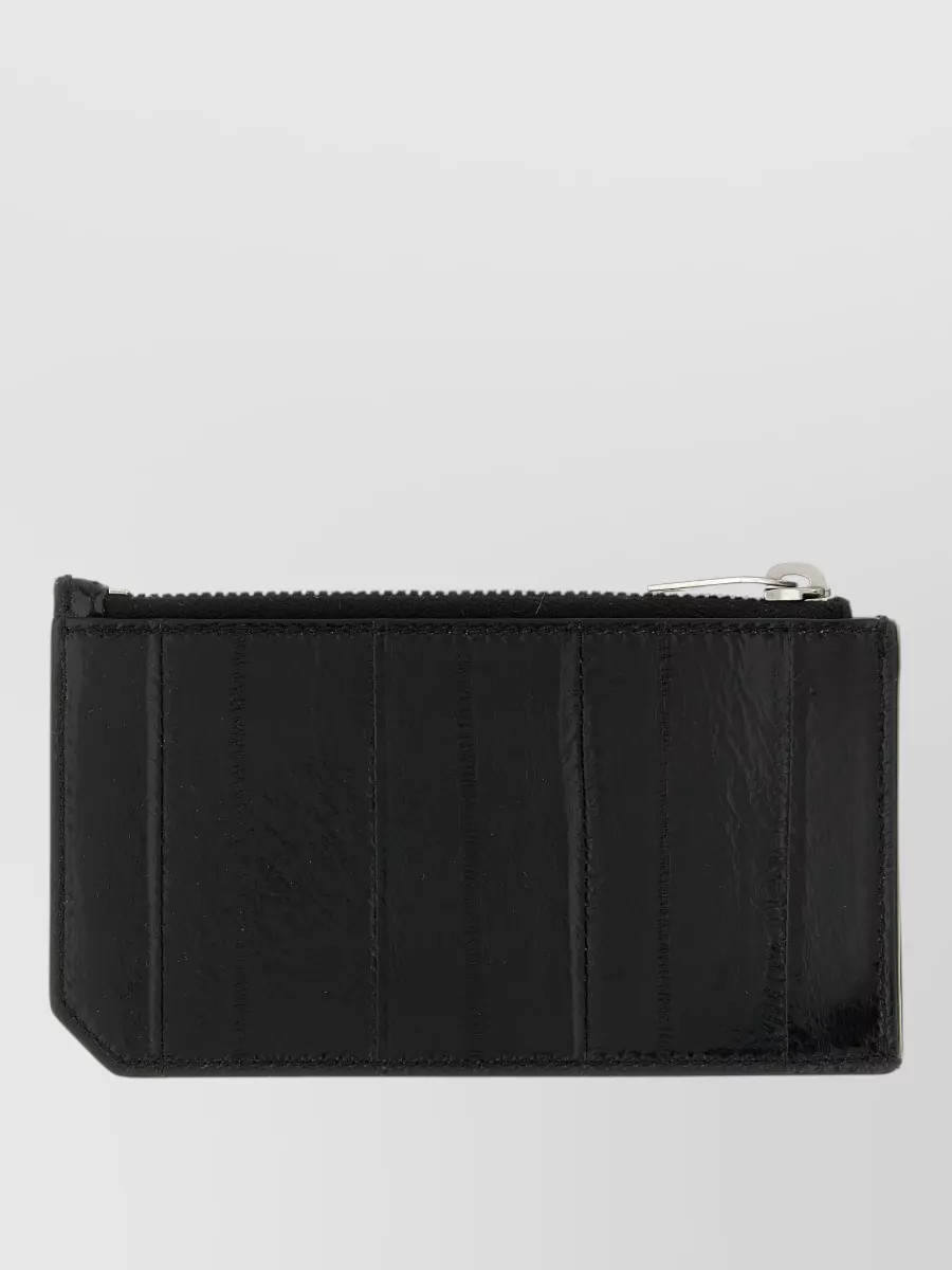 Saint Laurent eel leather card holder
