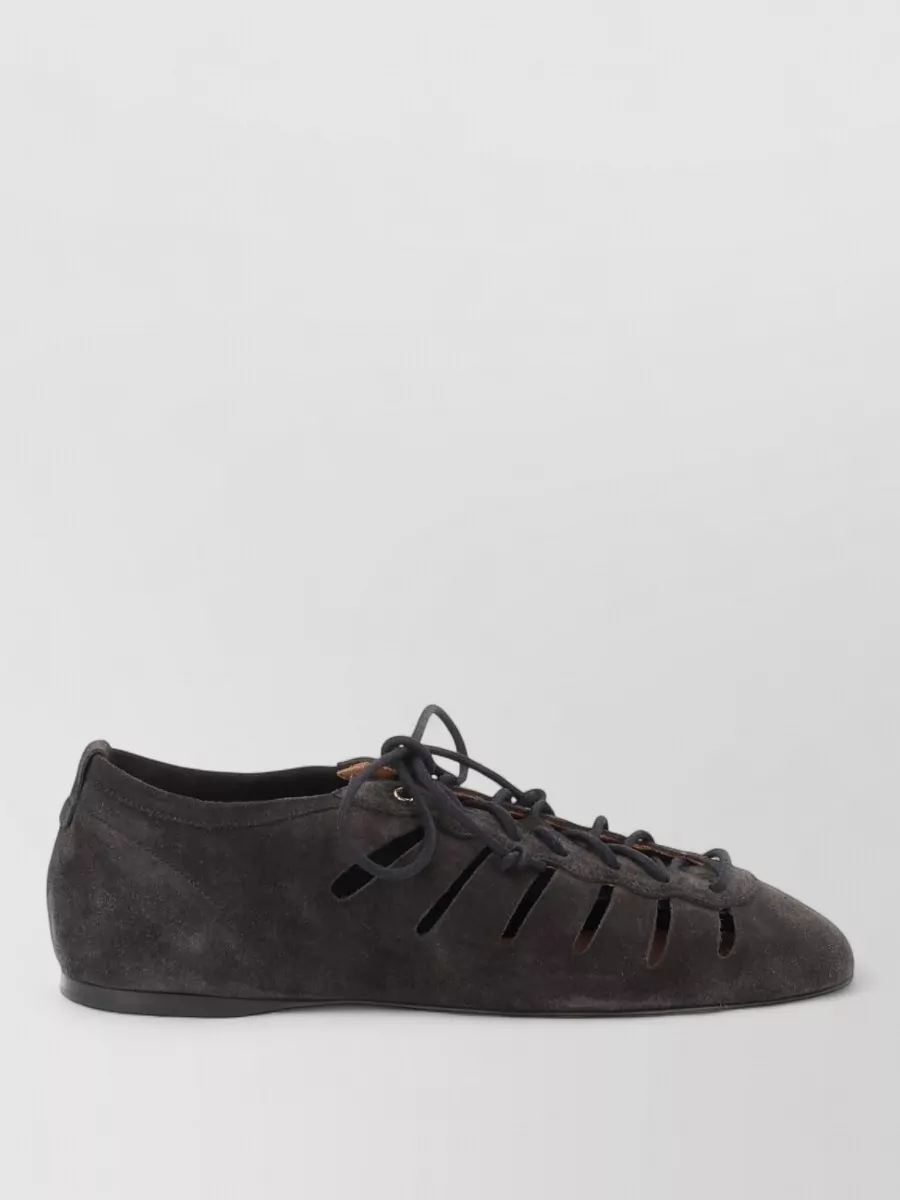Isabel Marant leather lace-up shoes